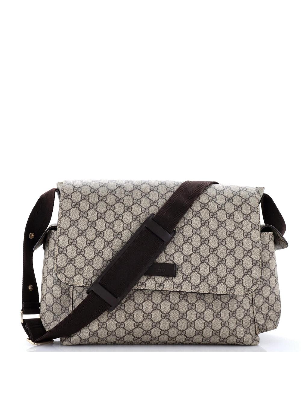 Gucci Diaper Bag Gg Coated Canvas #351633G10B